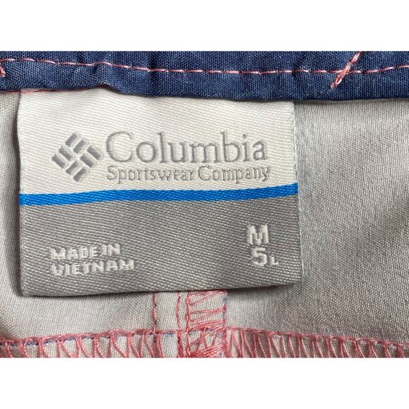 Columbia PFG Boardshorts Blue Mens Swim Trunks Zippered Pocket Large Vacation - Picture 3 of 15